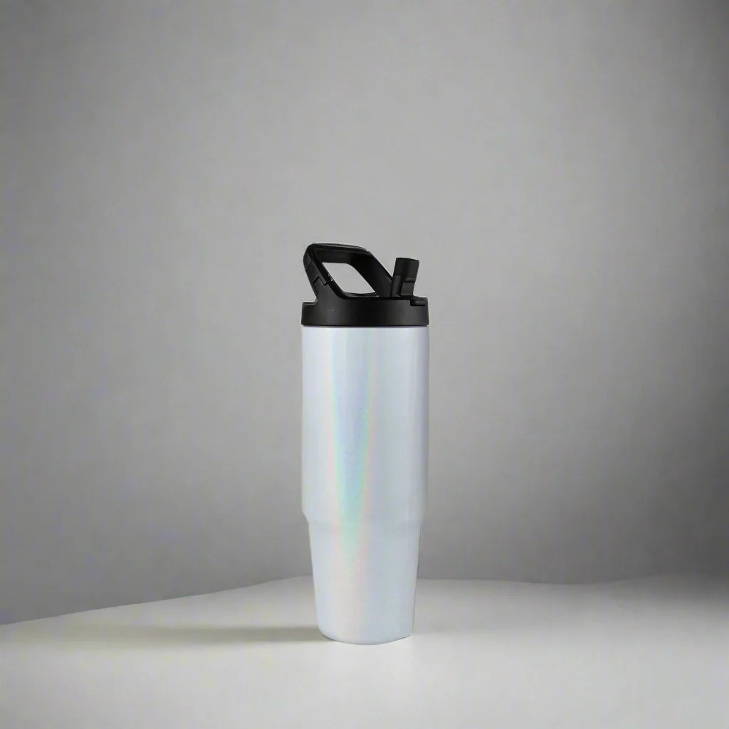 Shine Bright with Our 30oz Holographic Clip Mate Hydro Bottle!