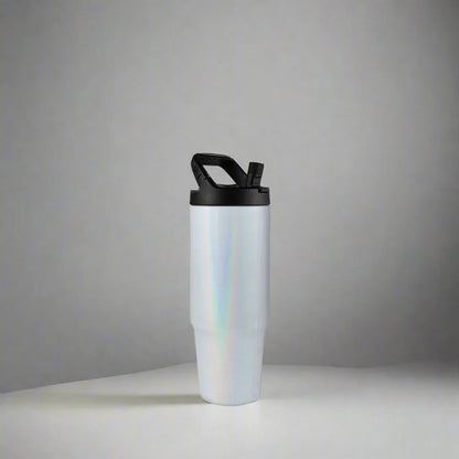 Shine Bright with Our 30oz Holographic Clip Mate Hydro Bottle!