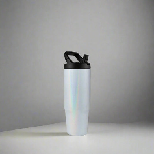 Shine Bright with Our 30oz Holographic Clip Mate Hydro Bottle!