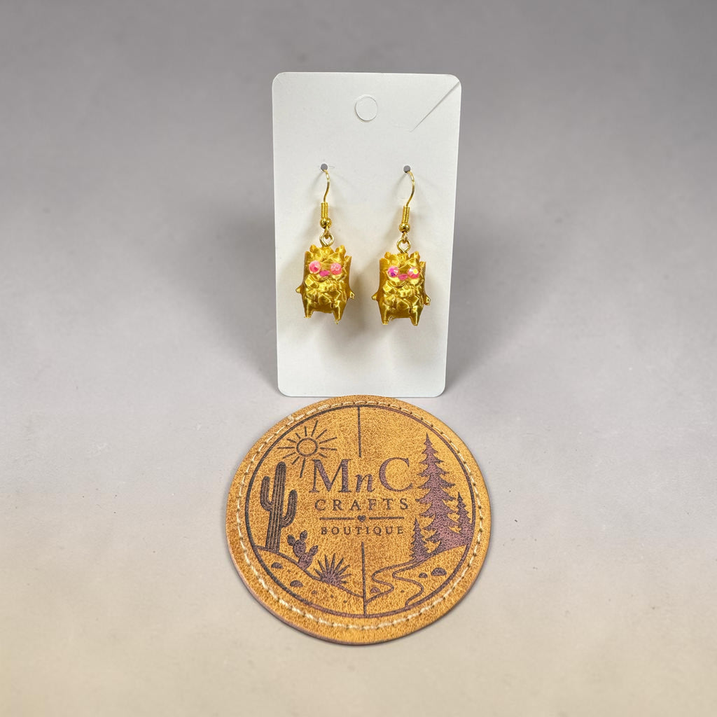 Enchanting Zero Point Sprite Earrings with Jewel Accents
