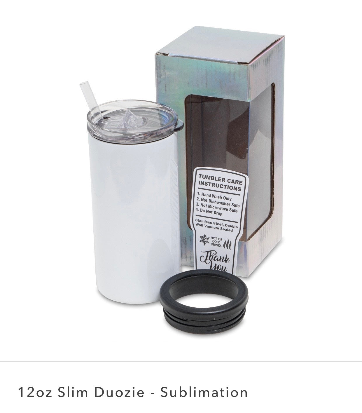 12oz Slim Duoz - Customizalbe Cup & Can Holder1