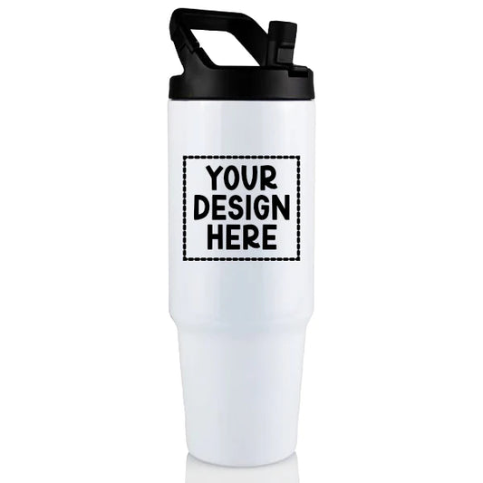 Sublimated 30oz Hydro Clip Mate Tumbler - Creativity in Every Sip!