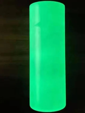 Personalized 20oz Green Glow-In-The-Dark Skinny Drinkware